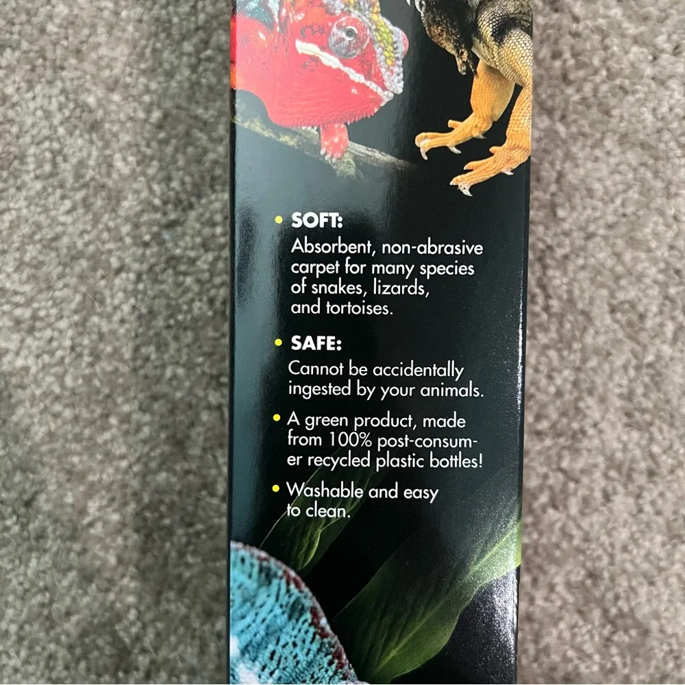 Zoo Med Eco Carpet 16”x16” Reptile Terrarium Carpet